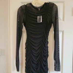 AFRM black slinky dress size small NWT